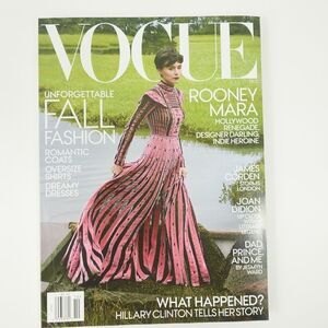 Vogue Magazine October 2017 Rooney Mara